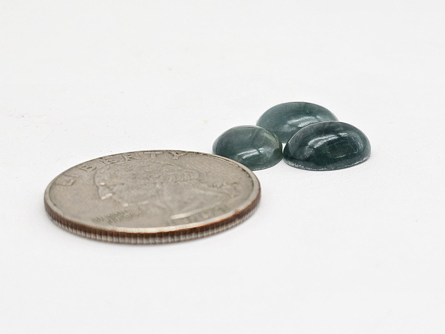 Natural Guatemalan Jade Cabochon Lot