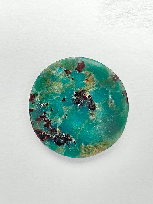 Mexican Chrysocolla Oval Cabochon – Blue Green Natural Stone