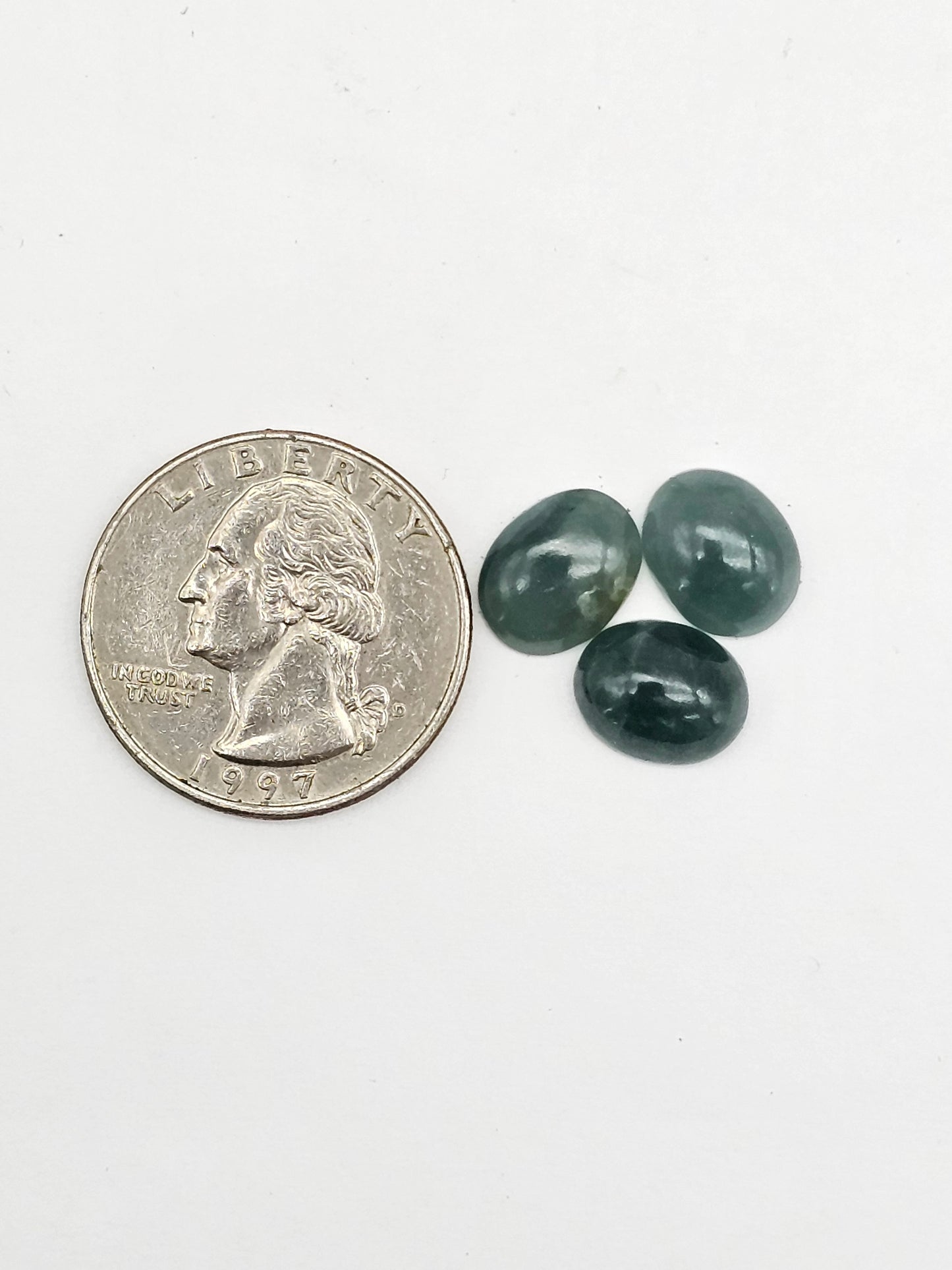 Natural Guatemalan Jade Cabochon Lot