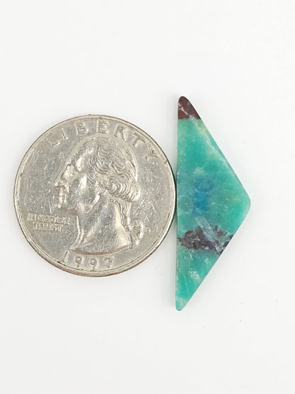 Mexican Chrysocolla Oval Cabochon – Blue Green Natural Stone