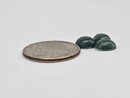 Natural Guatemalan Jade Cabochon Lot
