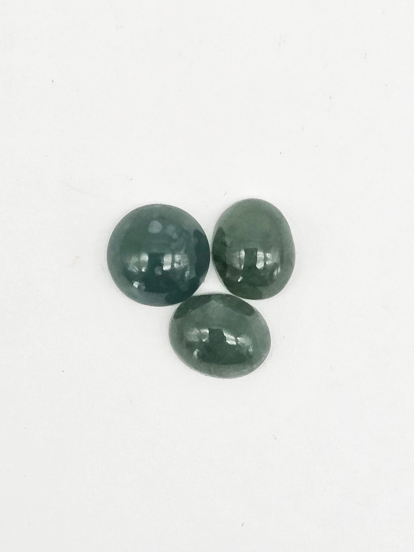 Natural Guatemalan Jade Cabochon Lot