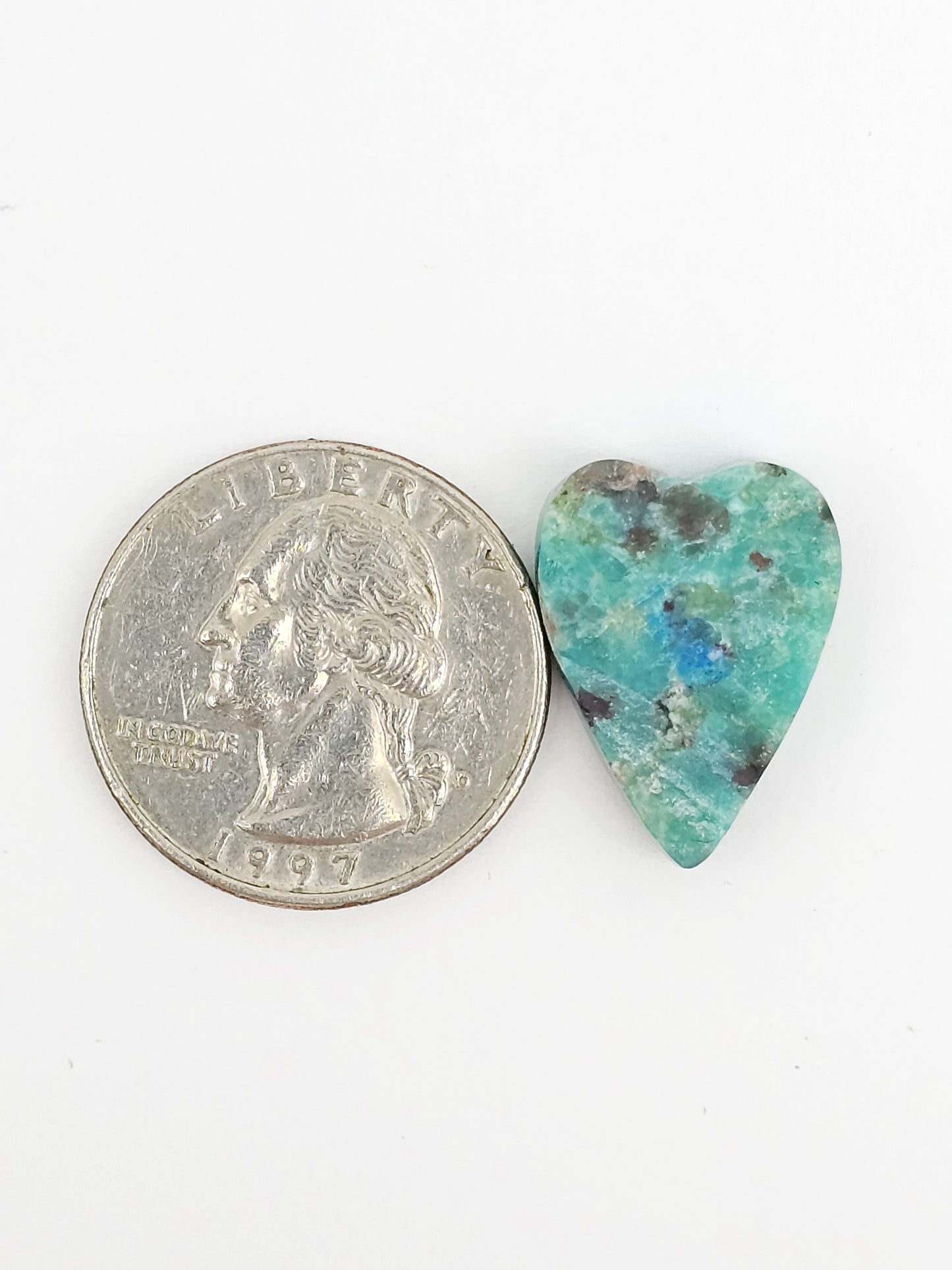Mexican Chrysocolla Oval Cabochon – Blue Green Natural Stone