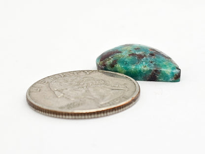 Mexican Chrysocolla Oval Cabochon – Blue Green Natural Stone