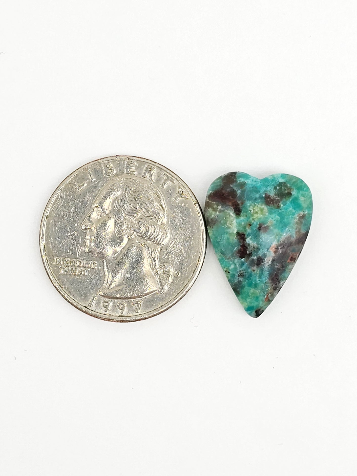 Mexican Chrysocolla Oval Cabochon – Blue Green Natural Stone