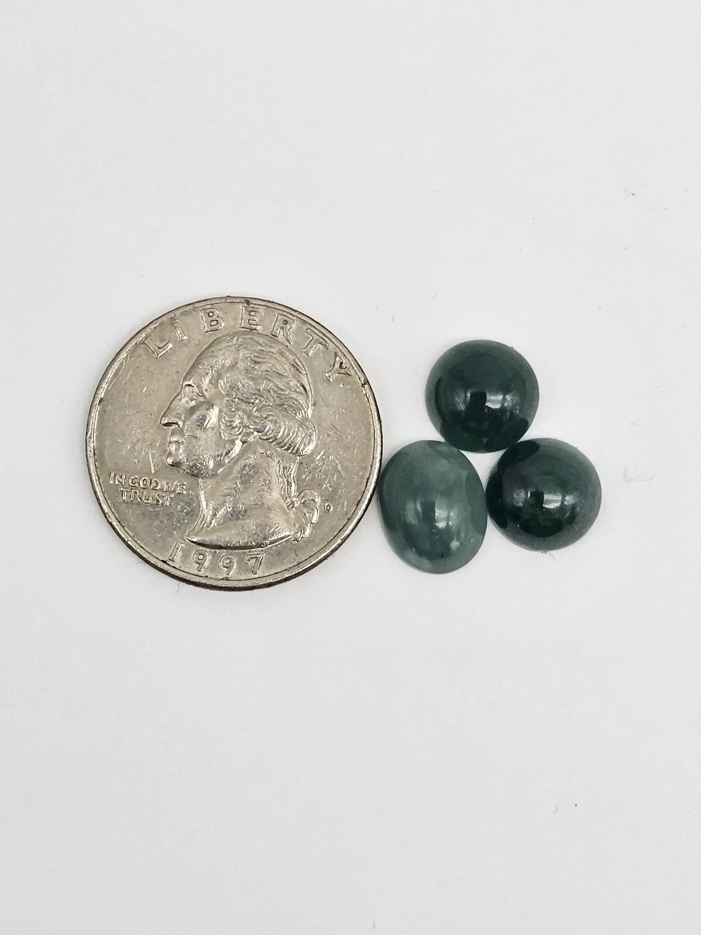 Natural Guatemalan Jade Cabochon Lot