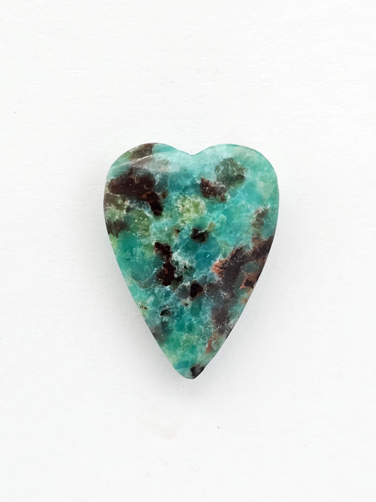 Mexican Chrysocolla Oval Cabochon – Blue Green Natural Stone