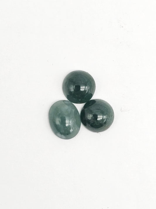Natural Guatemalan Jade Cabochon Lot