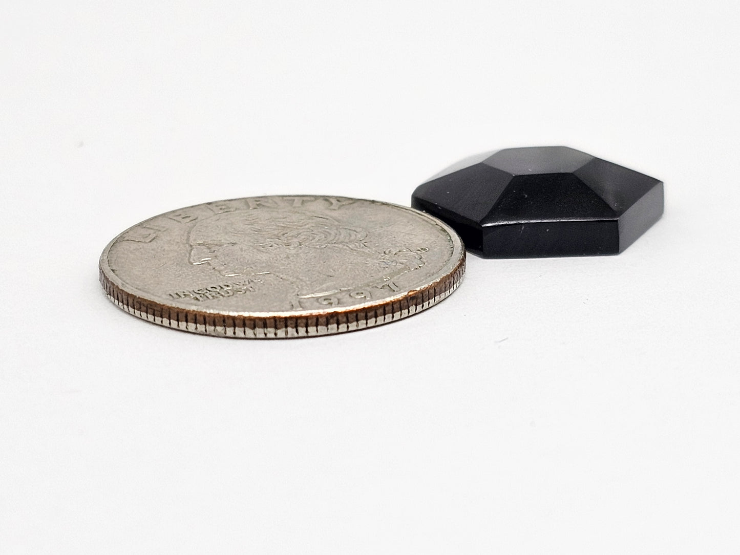 Geometric obsidian Cabochon | Natural Mexican Obsidian for Silversmiths