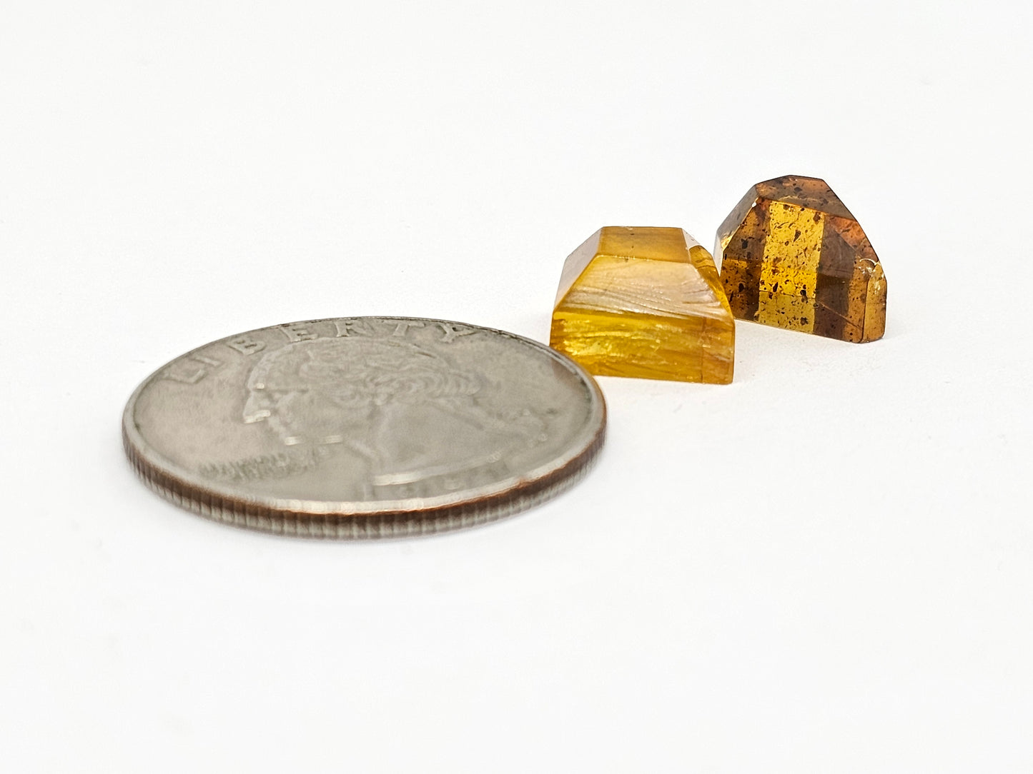 Amber Geometric Cabochon