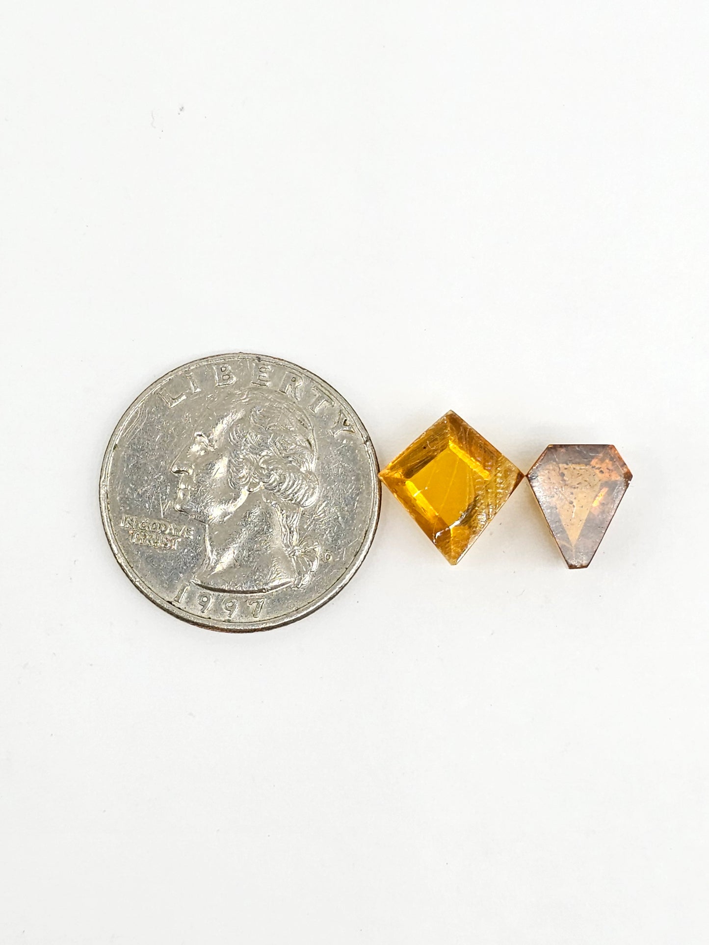 Amber Geometric Cabochon
