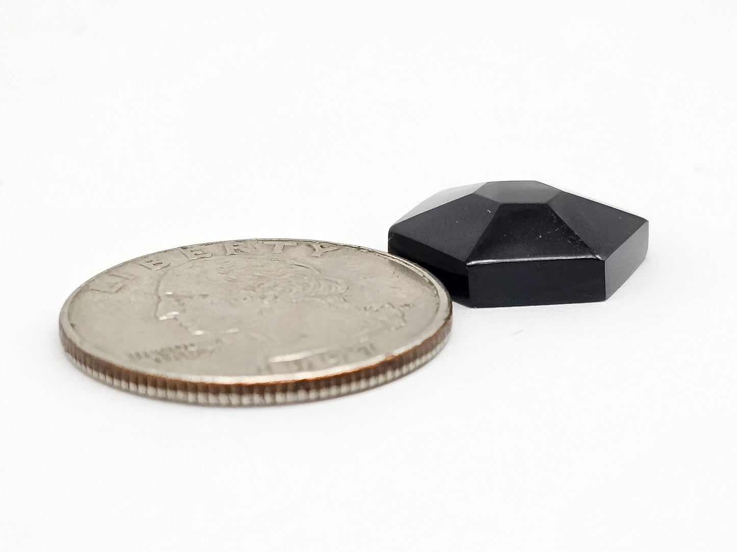 Geometric obsidian Cabochon | Natural Mexican Obsidian for Silversmiths