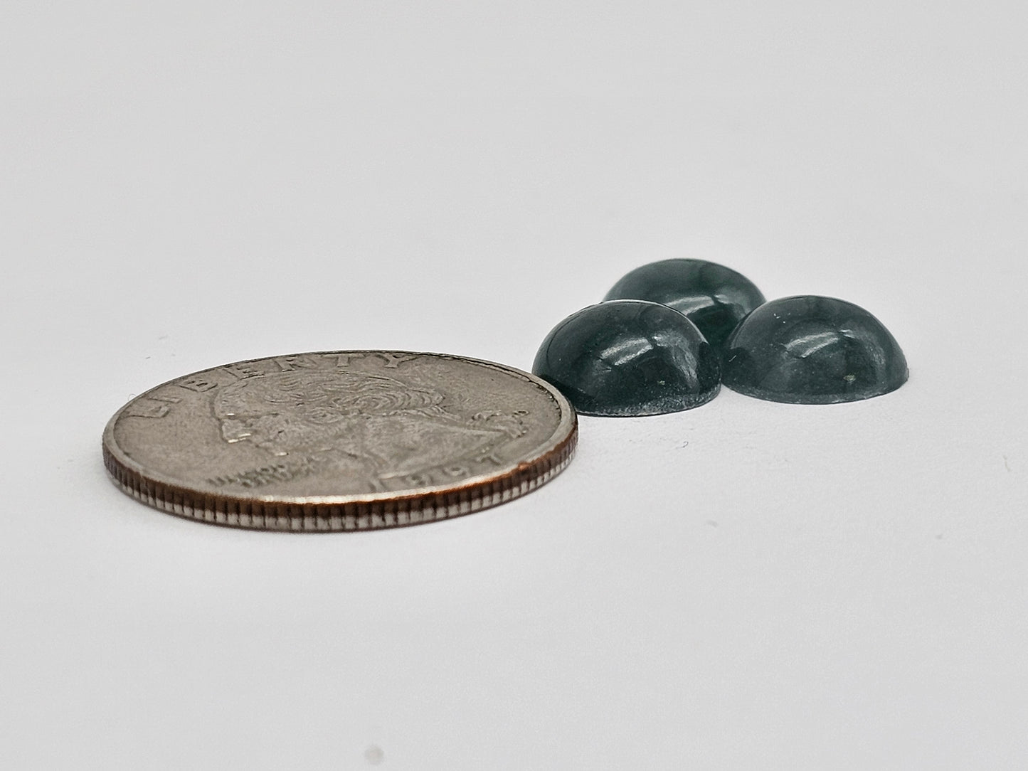 Natural Guatemalan Jade Cabochon Lot