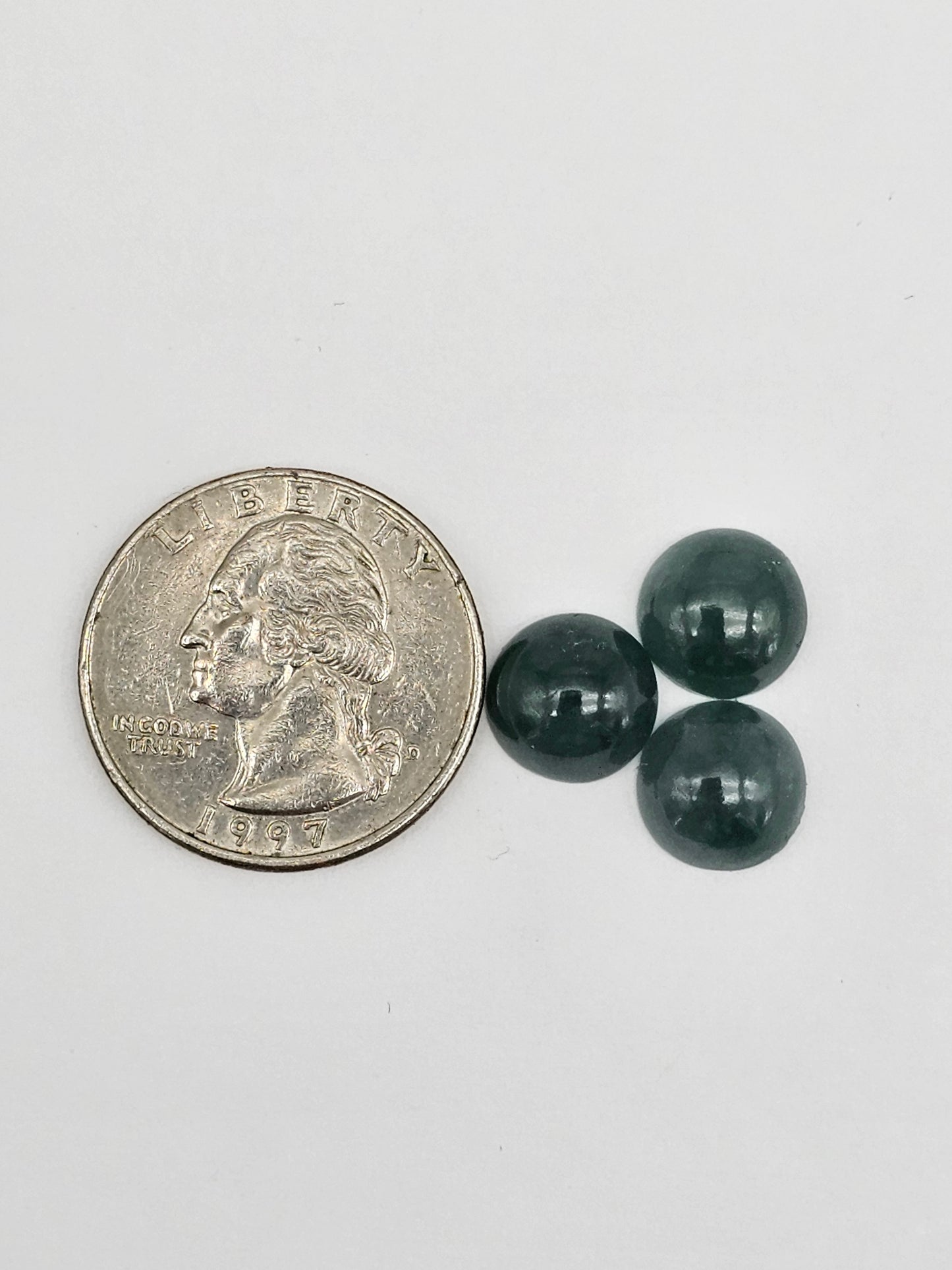 Natural Guatemalan Jade Cabochon Lot