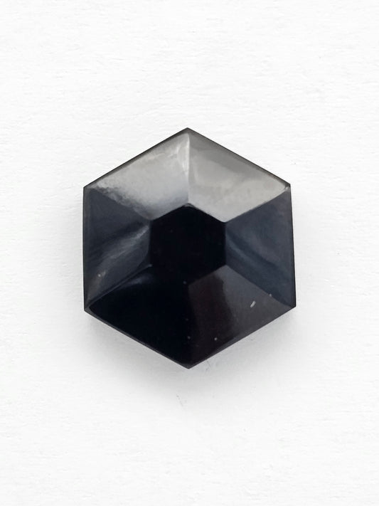 Geometric obsidian Cabochon | Natural Mexican Obsidian for Silversmiths