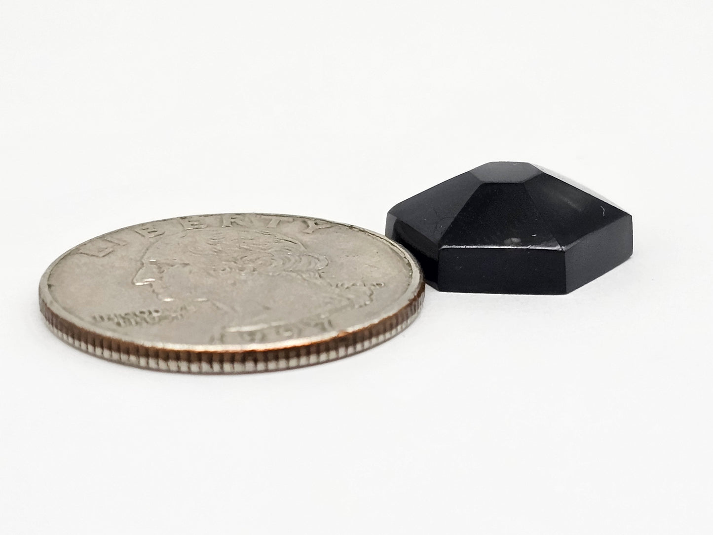 Geometric obsidian Cabochon | Natural Mexican Obsidian for Silversmiths