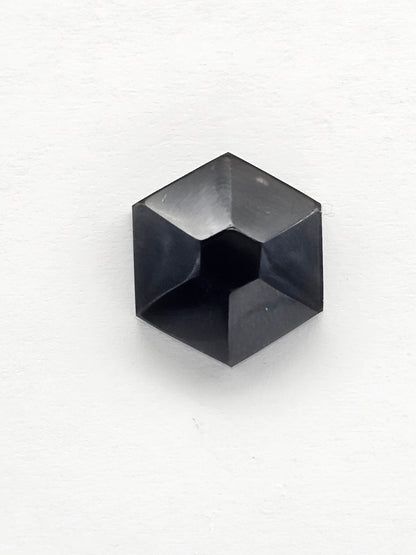 Geometric obsidian Cabochon | Natural Mexican Obsidian for Silversmiths