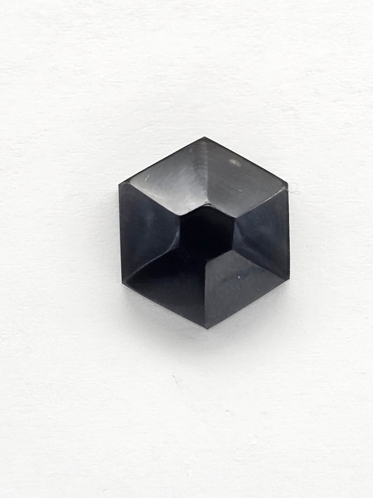Geometric obsidian Cabochon | Natural Mexican Obsidian for Silversmiths