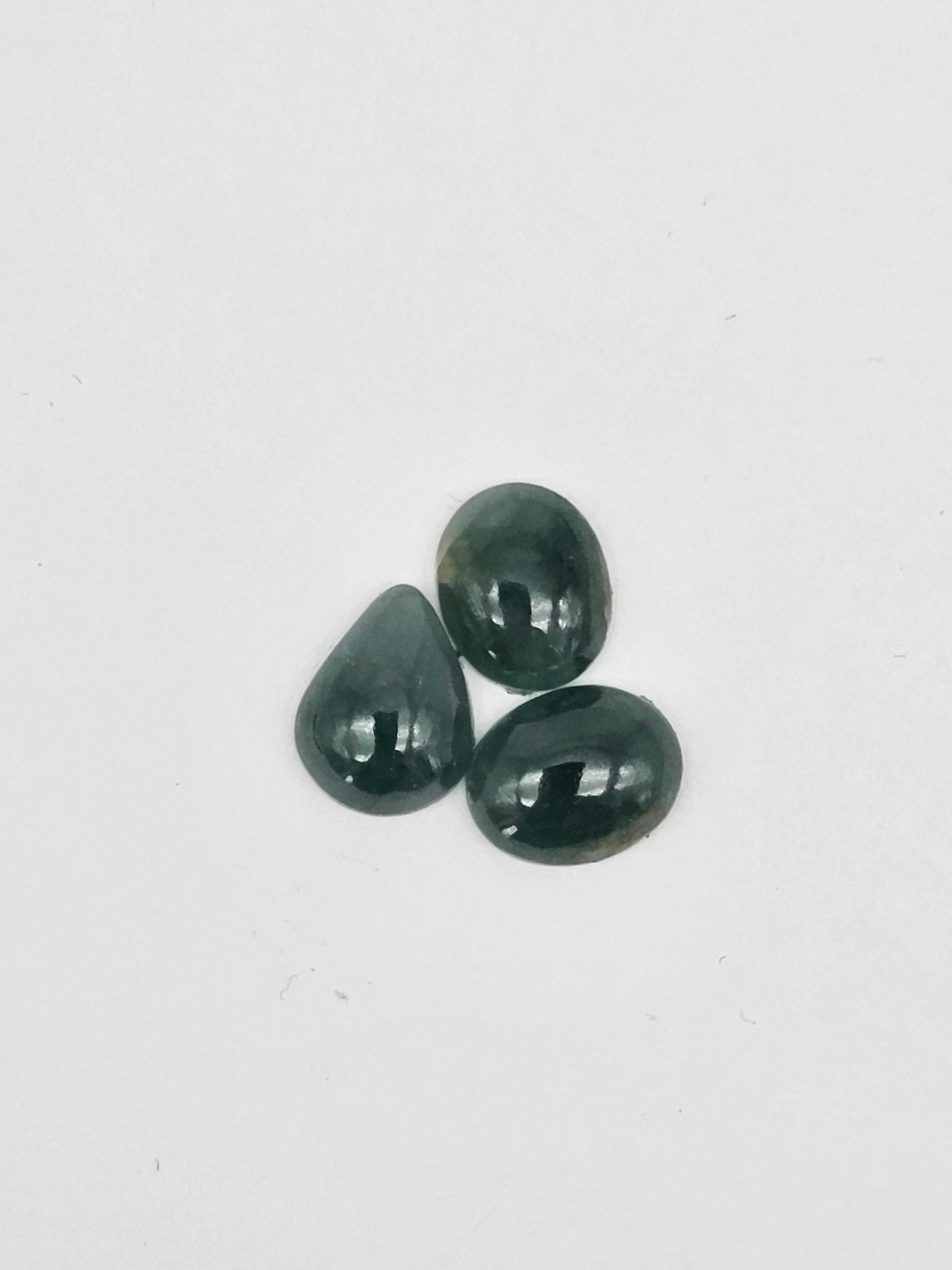 Natural Guatemalan Jade Cabochon Lot