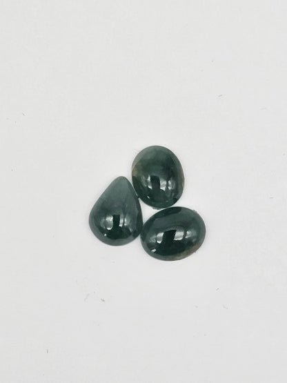 Natural Guatemalan Jade Cabochon Lot