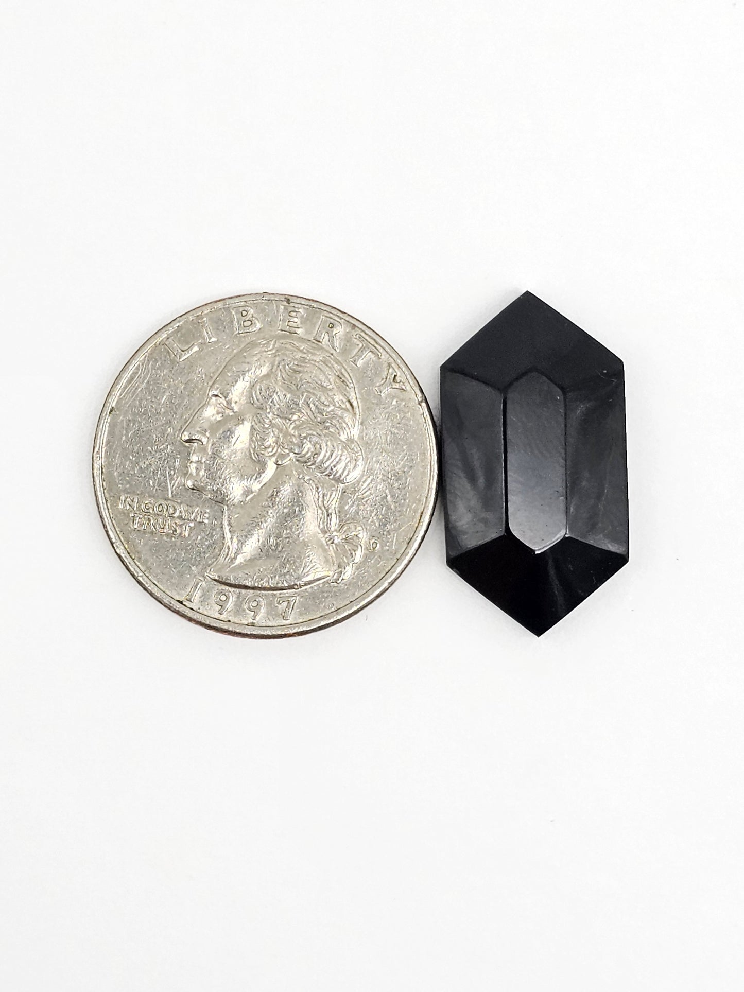 Geometric obsidian Cabochon | Natural Mexican Obsidian for Silversmiths