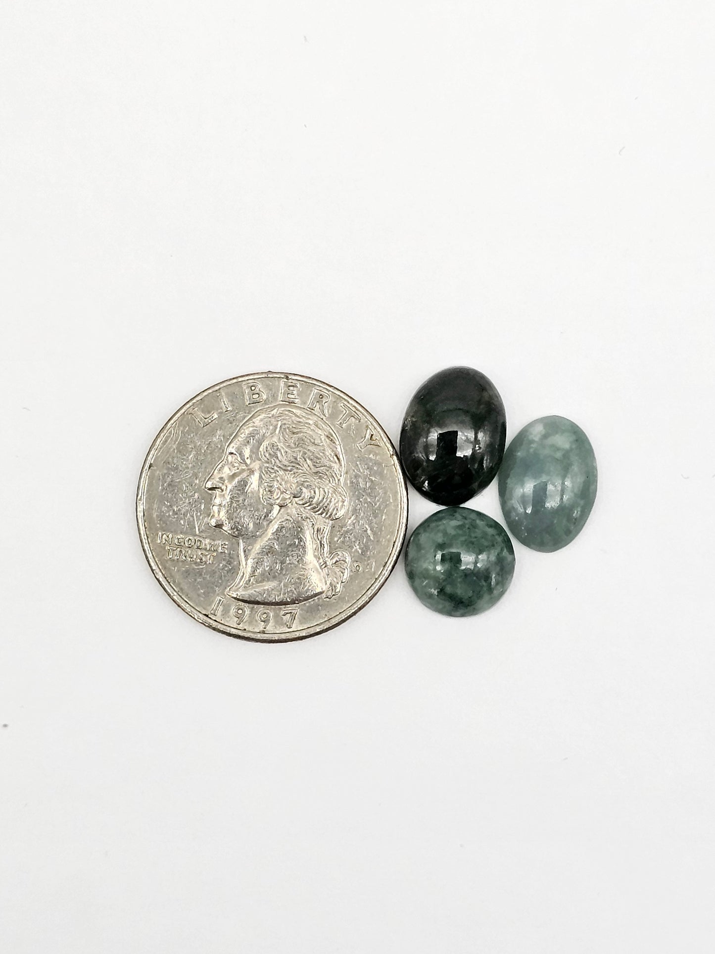 Natural Guatemalan Jade Cabochon Lot