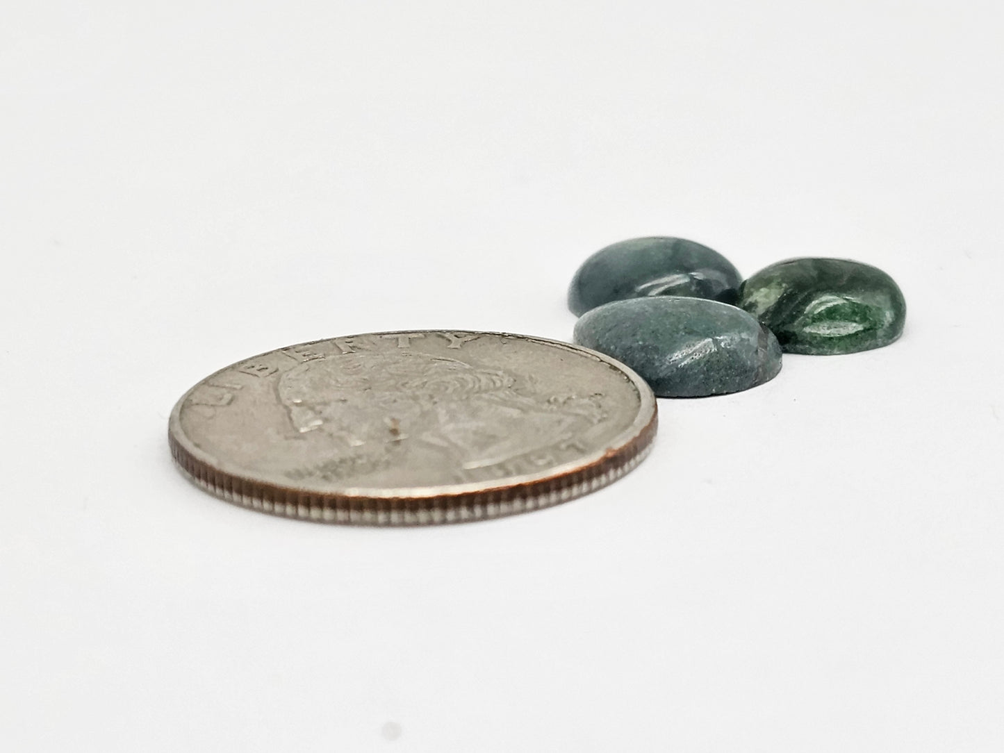 Natural Guatemalan Jade Cabochon Lot