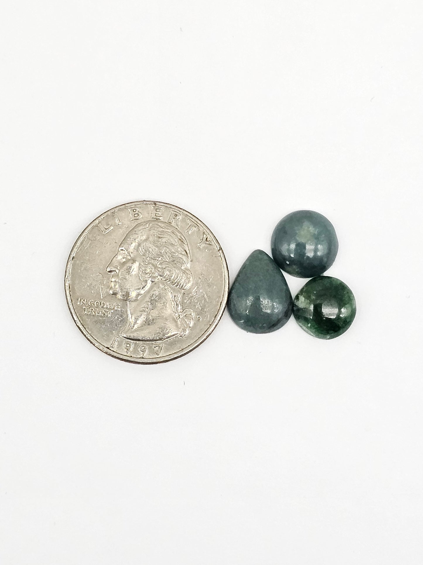 Natural Guatemalan Jade Cabochon Lot