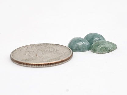 Natural Guatemalan Jade Cabochon Lot