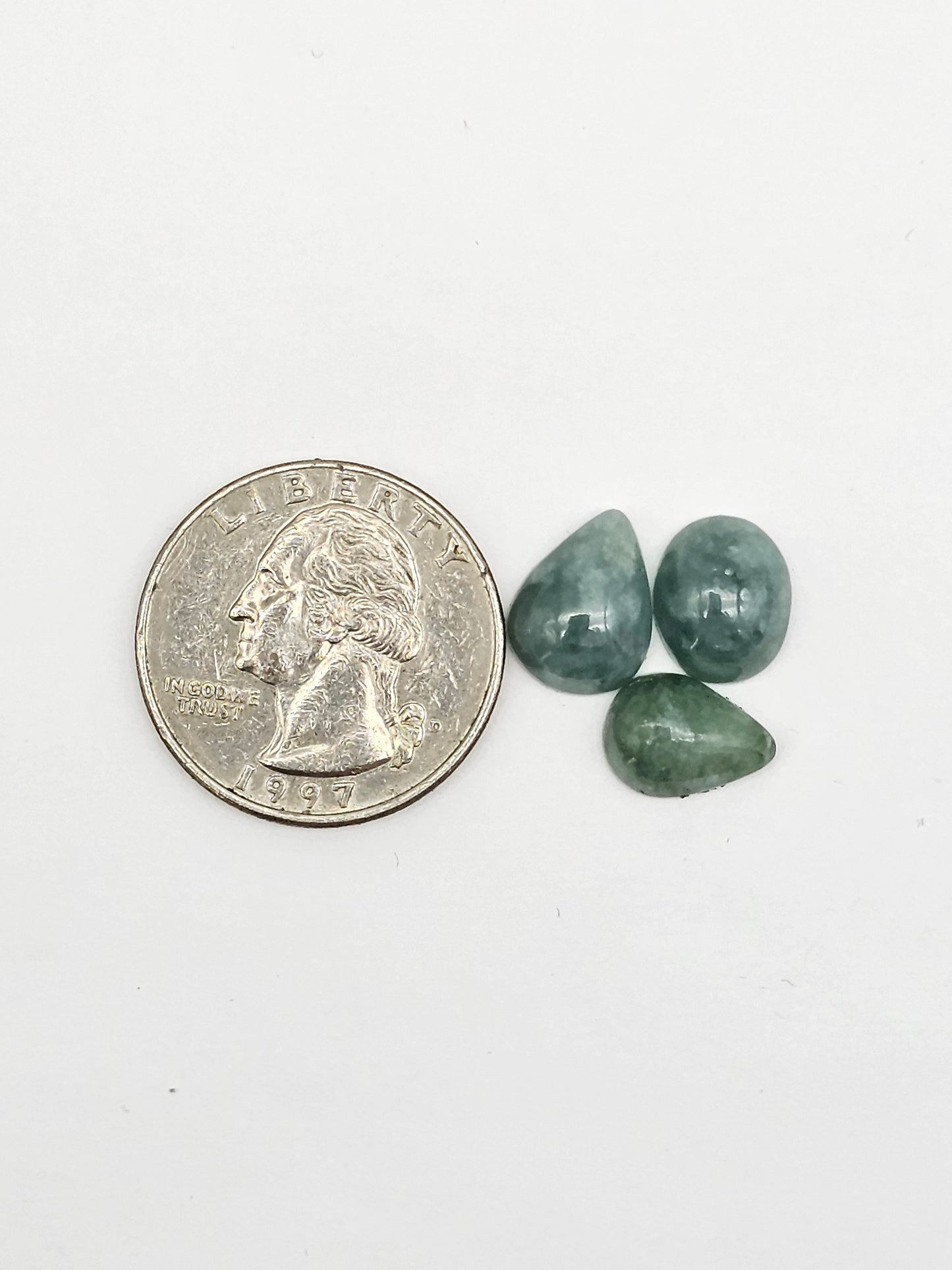 Natural Guatemalan Jade Cabochon Lot