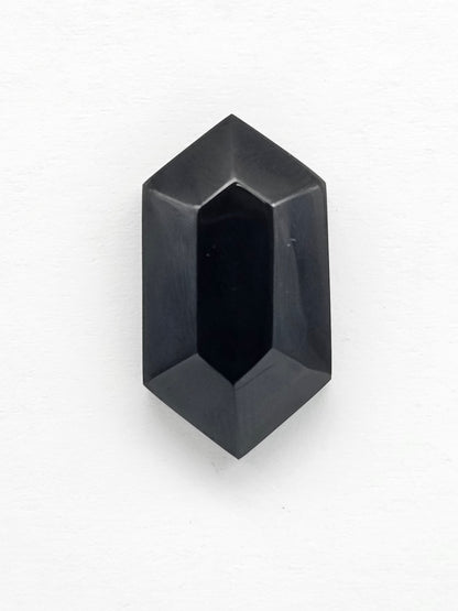 Geometric obsidian Cabochon | Natural Mexican Obsidian for Silversmiths