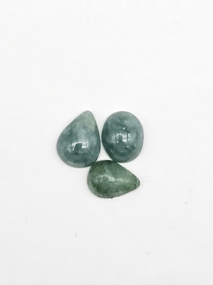 Natural Guatemalan Jade Cabochon Lot