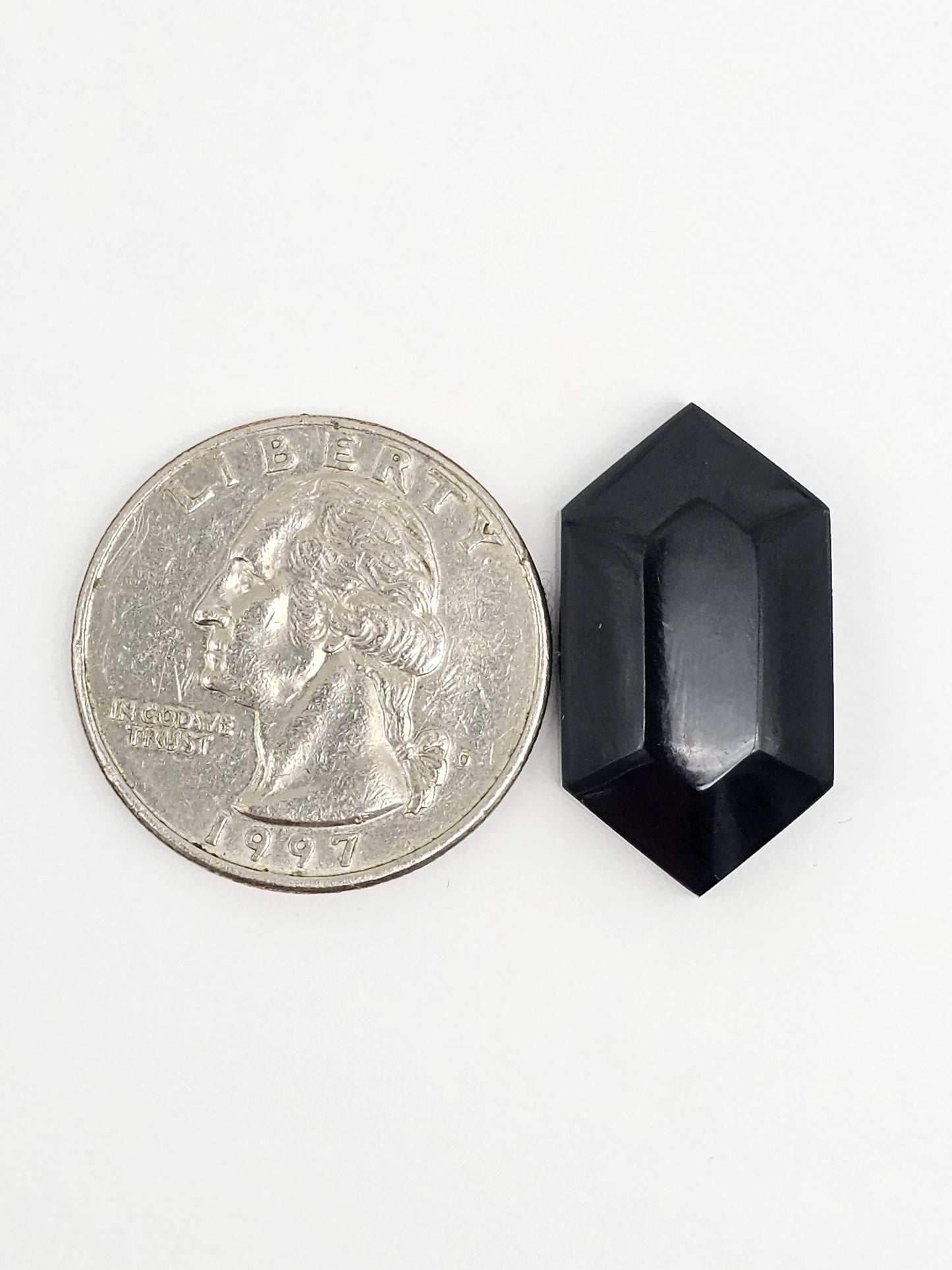 Geometric obsidian Cabochon | Natural Mexican Obsidian for Silversmiths