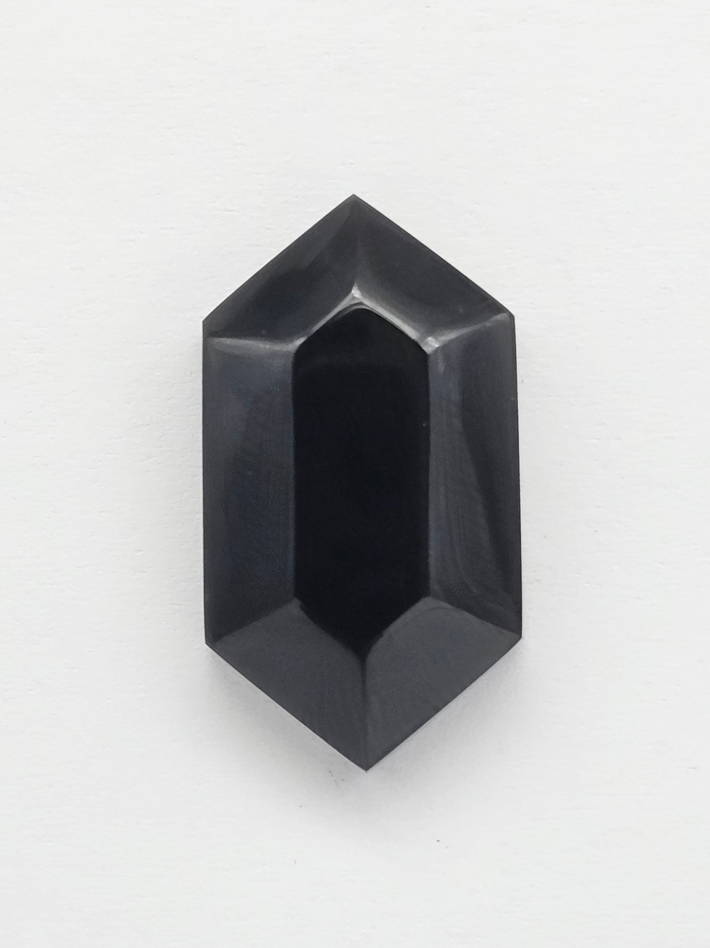Geometric obsidian Cabochon | Natural Mexican Obsidian for Silversmiths