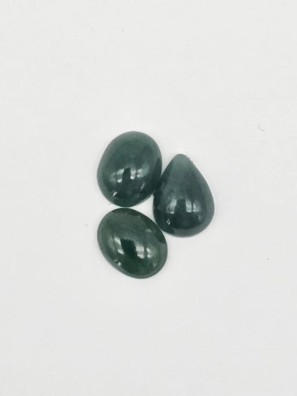 Natural Guatemalan Jade Cabochon Lot