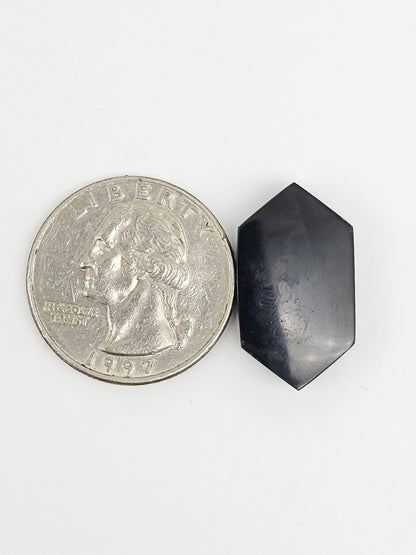 Geometric obsidian Cabochon | Natural Mexican Obsidian for Silversmiths