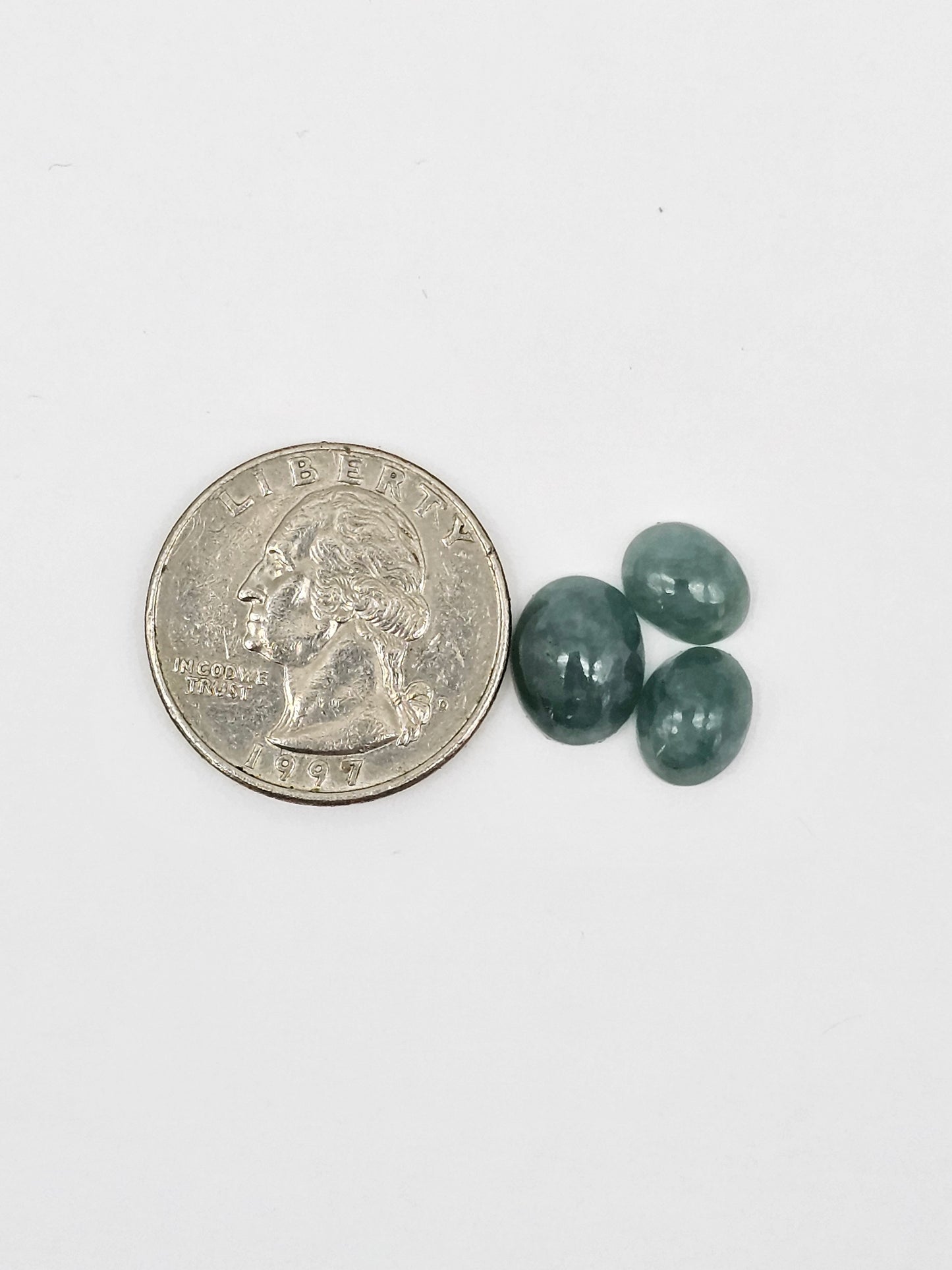 Natural Guatemalan Jade Cabochon Lot