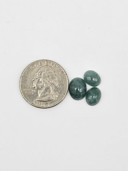 Natural Guatemalan Jade Cabochon Lot