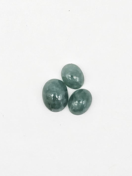 Natural Guatemalan Jade Cabochon Lot
