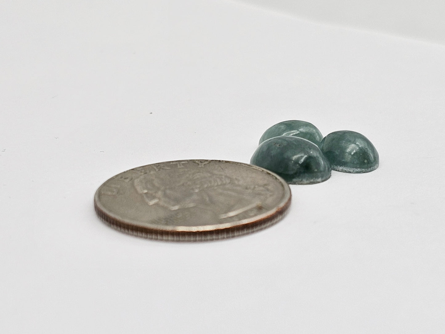 Natural Guatemalan Jade Cabochon Lot