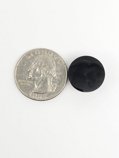 Geometric obsidian Cabochon | Natural Mexican Obsidian for Silversmiths