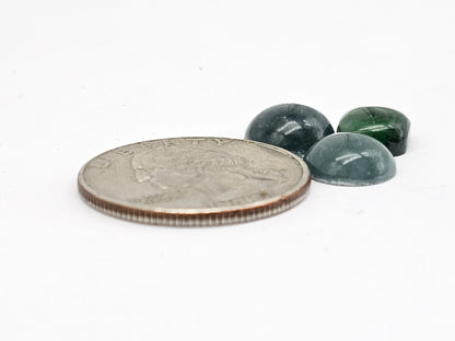 Natural Guatemalan Jade Cabochon Lot
