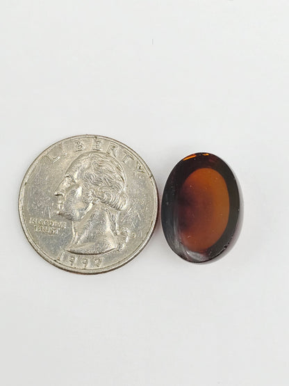 Amber Red Cabochon