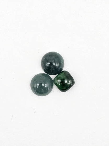 Natural Guatemalan Jade Cabochon Lot