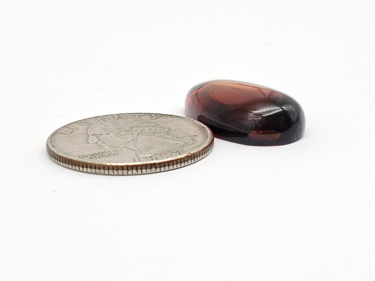 Amber Red Cabochon