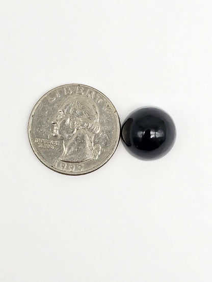 Geometric obsidian Cabochon | Natural Mexican Obsidian for Silversmiths