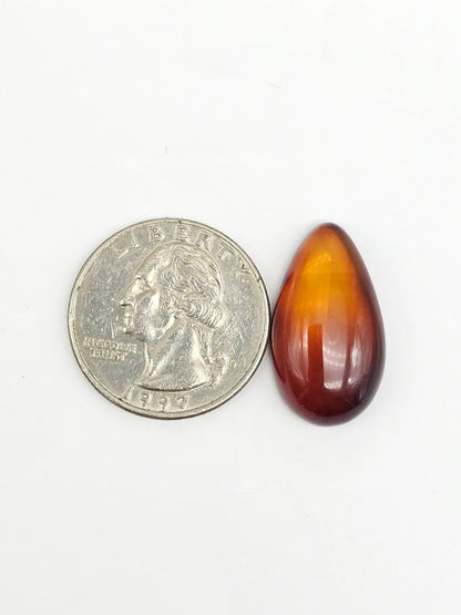 Amber Red Cabochon
