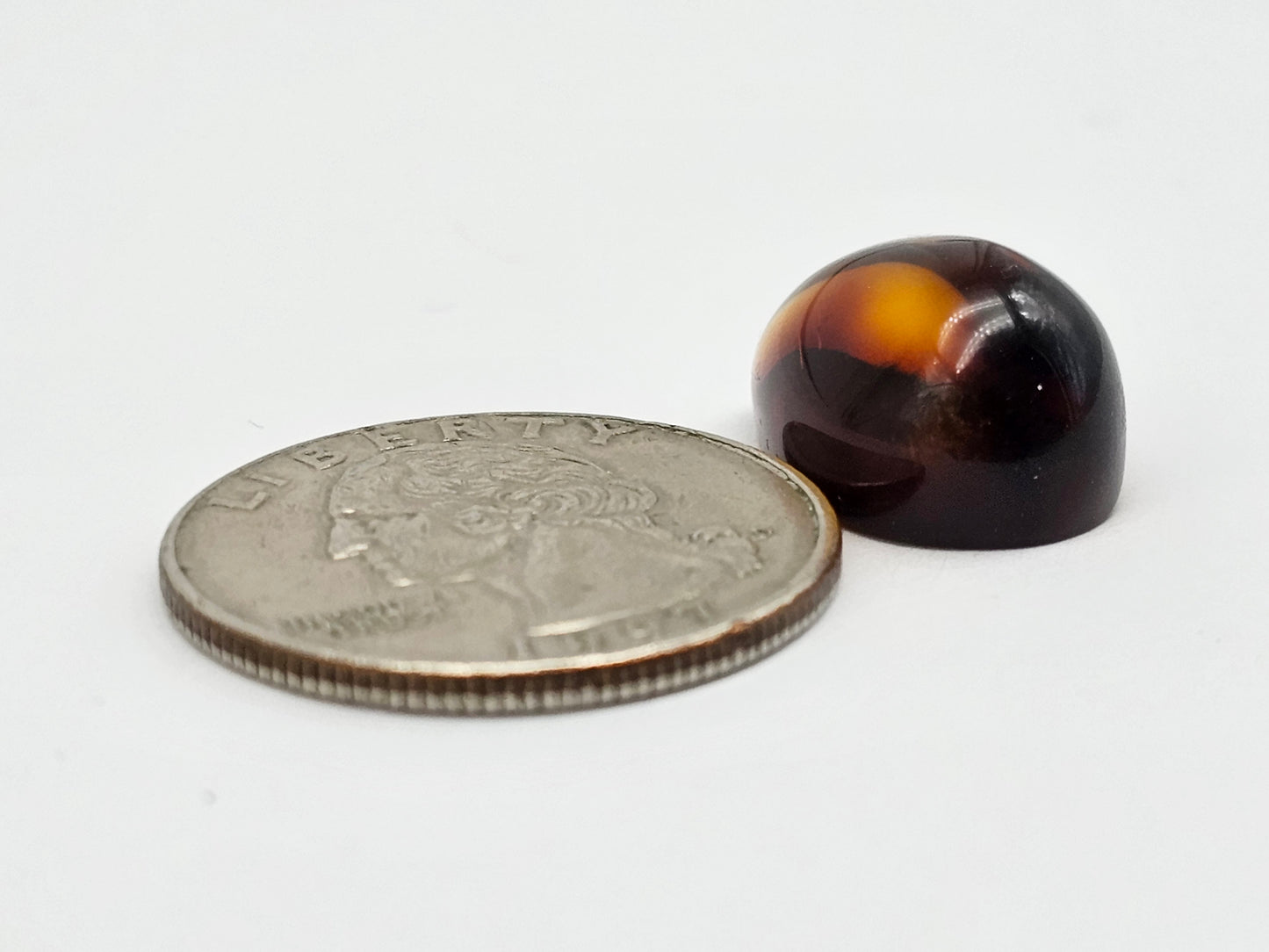 Amber Red Cabochon