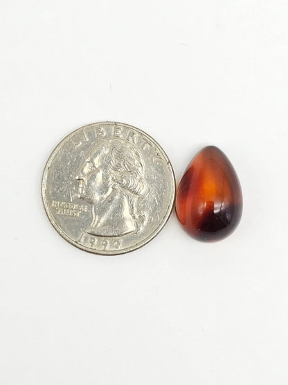 Amber Red Cabochon
