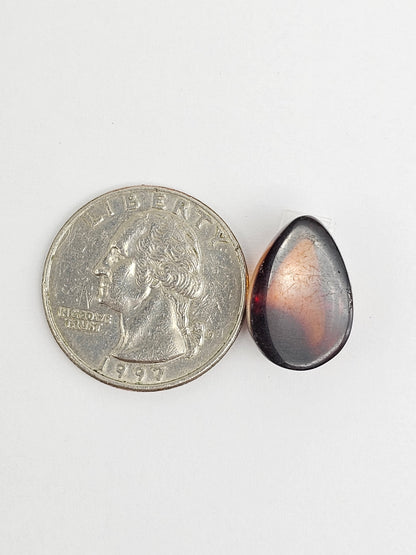 Amber Red Cabochon